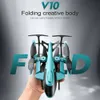 Drones Professional V10 Fighter Plane RC Mini Drone 4K HD Camera FPV Drones Helicopters Quadcopter Toys Remote Control Smart Hover Toy YQ240129