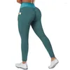 Women's Leggings Casual Fitness Trousers High Waist Pocket Scrunch BuWorkout Tights Push Up Yoga Gym S-3XL