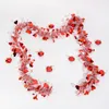 Couronne multicolore en forme de cœur pour la saint-valentin, 2M, décoration de la saint-valentin, couronne de guirlandes de fête, 240129
