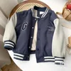 Veste d'hiver Costume de baseball Veste en coton Bomber pour enfants Vêtements pour enfants minuscules pour adolescents manteaux matelassés Vestes Fille Garçon Hiver 240127