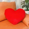 Pillow Cute Decorative Adorable Heart Shaped Plush For Home Bedroom Decoration Soft Fluffy Throw Christmas