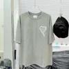 Designer Amis paris fashion brand tees Men Women luxury Amies T Shirt casual round neck coeur Men Women tee