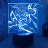 Night Lights Hunter X HxH Killua Hisoka Kurapika Feitan Anime Figure 3d Led Lamp For Bedroom Mange Avatar Birthday Gift