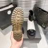 Designer de luxe Hiver Martin Boot décontracté chaussure de cuir authentique avec boîte à l'extérieur chaussures de neige plate pour hommes