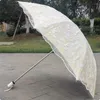 Guarda-chuvas ao ar livre guarda-chuva à prova de vento meninas rendas portátil kawaii sombra dobrável guarda-sol moda paraguas mujer preto