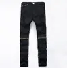 Jeans da uomo Jeans denim effetto consumato Pantaloni alla moda strappati alla moda Pantaloni denim cool distrutti skinny casual urbani