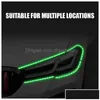 Car Badges Diy Reflective Stickers Anti Collision Warning Sticker Luminous Safety Tape Funny Decal Mobile Decals Gadges Drop Deliver Dhpac