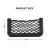 Bilarrangör Ny Seat Side Back Storage Net Bag String Mesh Pocket Stick-On för plånbok Telefon Fastleverans Drop Mobiles Motorcycl Dr DHGCD