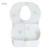 Q81A 50Pack Disposable Bibs for Babies Cartoon Bear Print Drooling with Pocket Baby Highabsorbent Saliva Towel 240125