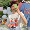 女性用Tシャツはあなたの名前で私を呼びます映画シャツファッションティー80年代レトロスタイルピーチTシャツかわいい美学トップT240129