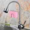 Kitchen Storage 1 Piece Dishwashing Brush Sponge Holder Clip Durable Stainless Steel Drain Rack Drainer Drying