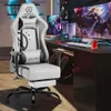 Andere meubelen Gamingstoelen met voetsteun Ergonomische gamingstoel met hoge rugleuning voor volwassenen Tieners Liggende computerstoel met hoofdsteun Lendensteun Q240129