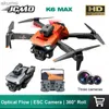 Drones K6 MAX MINI Drone 3 Câmeras Dron Fluxo Óptico Posicionamento de quatro vias para evitar obstáculos ECS Câmera RC Dron Quadcopter K6MAX Brinquedos YQ240129