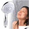 Bathroom Shower Heads Bath Head 5 Mode Function Chrome Anti-Limescale Handset Uk For Connected To All 1/2 Standard Hoses H1209 Drop Dhtsi