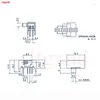 Tavan Işıkları 10 PCS Panel PCB 8 Pin 3 Konum 2P3T DP3T Slayt Anahtarı Yan Düğmesi Düz Ayak Tutucu Geçiş Gücü