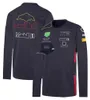 新しいシーズンサイクル服新しいフォーミュラワンレーシングスーツLongleeved F1チームTシャツポリエステルクイック乾燥ブレーニングアウェイアウェイハット番号11ロゴ