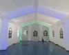 wholesale 26x20ft Gaint gonflable tente de mariage événement tentes de fête publicité bâtiment maison avec lumière LED extérieur chapiteau veuves église