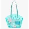 Sacos de cintura Star Shell Tote Bag Coreano Mulheres Transparente PVC Pentagrama Splicing Alto Nível Japão Menina Bonito Um Ombro Bolsa Praia