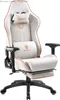 Andra möbler Gaming Chair High Back Computer Chair med fotstödet andas quiltad PU -läderspelstol med anpassad 4D ARMREST Q240129