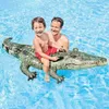 Autres piscines SpasHG 170cm Adultes Kid Water Party Jouets Gonflable Alligator Seat Ride Natation Anneau Crocodile Float Piscine Beach Party Fournitures d'eau YQ240129