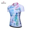 Men's T-Shirts Women's White Cycling Jersey Short Seve Tops Pro Team Bicyc Clothing Custom Maillot Bike Summer Sportswear Quick Dry ShirtH24129