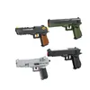 Gun Toys Minifigures Block Block Pistol Pistol Airsoft Mini Technics Brand Soft Akcesororyka Zestaw taktyczny Zestaw dla chłopca cząstka DHI94 Najlepsza jakość