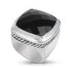 Designer David Yumans Yurma Jewelry's Popular Square 20 mm Large bague avec bague la plus vendue