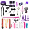 Volwassen Speelgoed Bdsm Kit Sex Tools Bondage Terughoudendheid Set voor Sex Accessoires Sex Bondage kit Terughoudendheid Seksueel Genot Vibrator voor Vrouwen