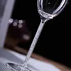 Kieliszki do wina 2pcs Zestaw ślubny w stylu europejskim Diamentowy borokrzemowy szklany szampan champagne para walentynkowe prezenty 260 ml