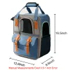 Suministros Mochila transportadora para perros Mochila transpirable para mascotas Metro Mochila de viaje de gran capacidad Cachorro Gatito Bolsa para gatos Mochila Metro para mascotas Accesorios para mascotas