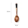 Ложки бамбуковые кухонные принадлежности инструмент деревянная ложка суп чайная ложка Кейтеринг детский рис 10 шт. в партии