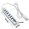 Hub 2.0 multi-répartiteur à 6 ports, câble de 100cm de Long, extension Multiple pour ordinateur portable, adaptateur USB, accessoires