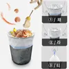 Garbage Bag with Drawstring Household Disposable Transparent Kitchen Dormitory Living Room Use Three Sizes Selection 240125