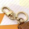 Unisex Fashion Casual Designer Luxury Chocolate Bar Figur Key Holder and Bag Charm Key Wallets Nyckel Pouch Top Mirror Quality M01478