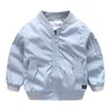 2024 Spring Casual 2-11 12 Years Teenage Children Full Long Sleeve V-Neck Zipper Tops Outwear Coats Kids Baby Boy Jacket Autumn 240123