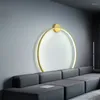 Lampa ścienna okrągłe światło LED Minimalistyczne dekoracje Atmosfera Światła Modern Mieszka