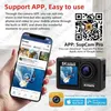 Sportowa akcja kamer wideo Axnen AX3 5K Sport Camera 4K 60FPS EIS Anti Shake Action Cameras Podwójny ekran 170 szeroki kąt 30M Wodoodporne nagrywanie wideo Cam YQ240129