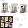 5L 7L 10 L Fully Automatic Food Mixers Dough Blender Egg Beater With Function Multi-function Kitchen Electric