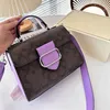 Gratis Verzending Top Luxe Designer Handtas Morgan Designers Crossbody Handvat Tassen Vintage Metalen Logo Effen Schoudertas Zacht Leer Hasp Vintage handtassen CE569