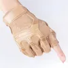 Cycling Gloves Protective Gear Tactical Military Half Finger Paintball S Combat Anti-Skid Men Bicycle Full