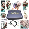 Chains Impact Gift Set Box Inclusief sleutelhanger voor Shogun Xiao Ganyu Hutao Kazuha Klee Kokomi Miko Nahina Venti Wanderer Zhongli