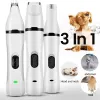 Trimmer Pet Clipper 3 IN 1 Cordlress Pet Grooming Trimmer Dog Hair Trimmer Paw Nail Grinder Foot Toe Hair Cutting Machine Cutter for Cat