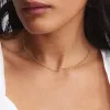 Halsband Roxi 100% 925 Sterling Silver staplade chokerhalsband Dubbelskiktade pappersklippkedjan halsband för kvinnor Enkel smyckespresent