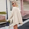 Designer Kvinnokläder Autumn/Winter New Women's V-Neck Large Ladies Fashion Knitwear Sexig Pullover Tröja Trycktröjor Kardigans för kvinnor Cardiganhuqj