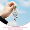 Storage Bottles Metal Decor Pet Urn Urns Container Key Pendants Ashes Bag Keychain Hanging Ornament