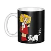 Mugs Candy Anime Manga Coffee DIY Anpassad keramisk te mjölkmugg kopp utomhus arbet camping koppar