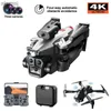 Drones K10 Max Drone Professional 4K HD Three Camera Obstacle Avoidance Aerial Photography Optical Flow Hovering Foldable Quadcopter YQ240129