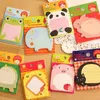 500 PZ Adesivo Carino Kawaii Animale Note Appiccicose Blocco Note Taccuini Memo Ufficio Scolastico di Cancelleria Panda Cat Kitty Segnalibro SN4542