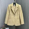 Blazer de créateur pour femmes, veste classique avec lettres G, printemps, nouveaux hauts et pantalons