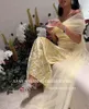 XPAY 2024 LIGHT YERDY SAUDI LARINGERS FROM Dresses Handmade Beads Loft Tulle Cape Cleeves Length Party Party Gowwns 240124